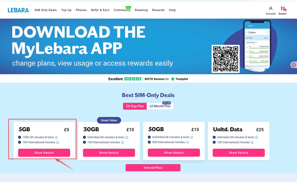 giffgaff 被封号？Lebara 英国保号神卡 1.49欧开卡，无需护照实名认证，90 天保号带你“接着奏乐接着舞”！ 第7张图片
